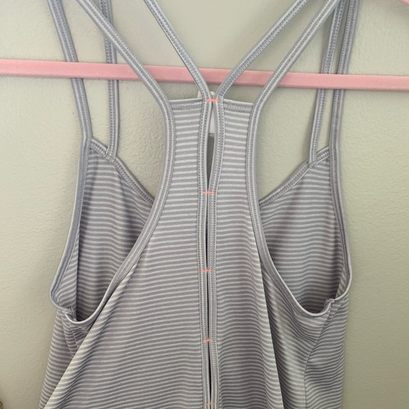 Grey stripped Champion tank top - Picture 3 of 3